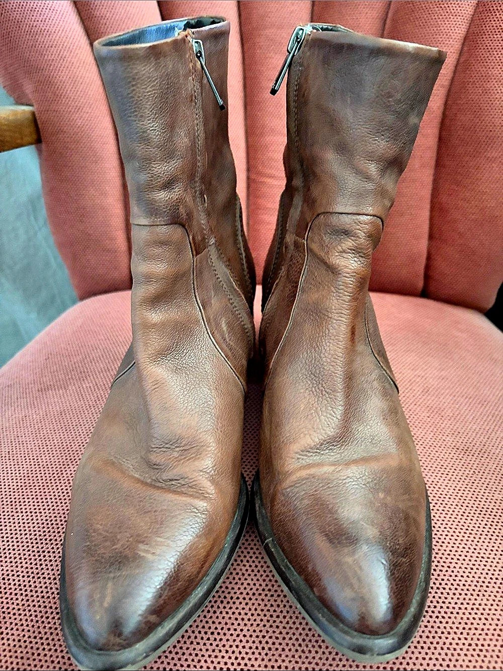 Sam Edelman Hilary Ankle Bootie Brown Heeled Boots